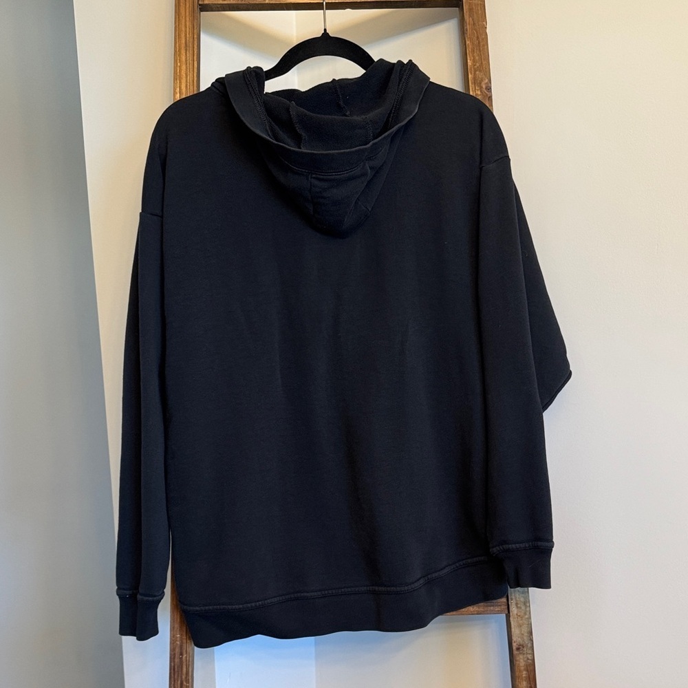 Nike Black Oversized Laceup Pullover Hoodie - Picture 4 of 4